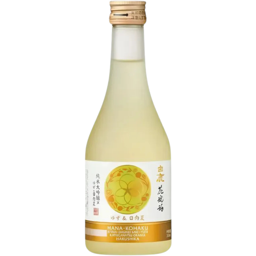 Sake Hakushika Hana-Kohaku Yuzu & Hyuganatsu 300ml